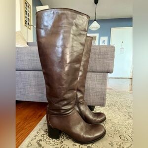 Tall Leather Riding Boots